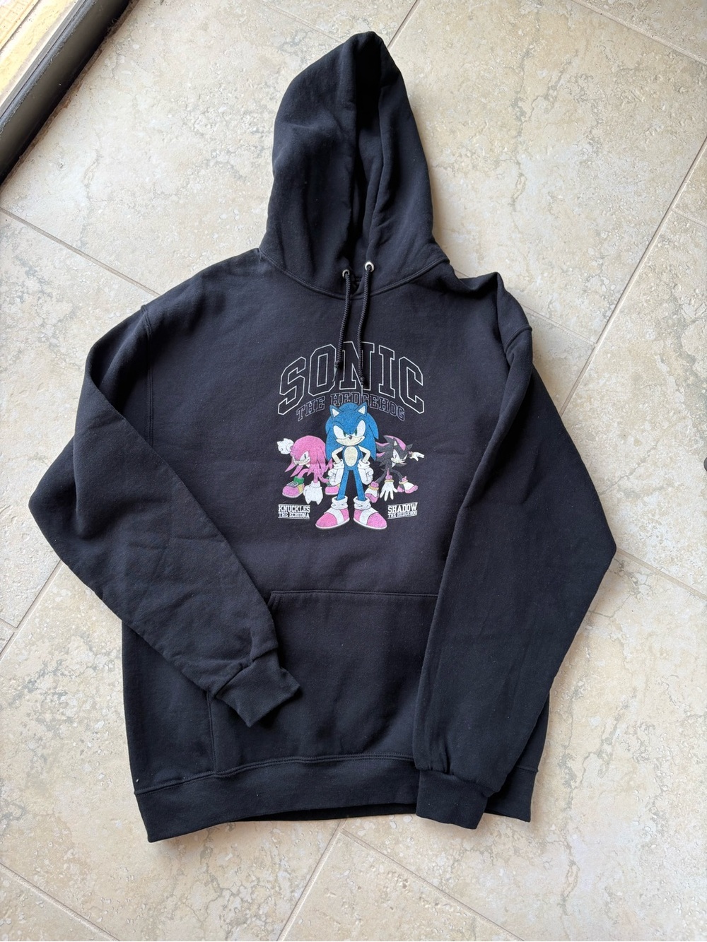Sonic the Hedgehog Black Graphic Hoodie